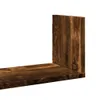 vidaXL Mensole a muro 3 pz. Rovere fumé 80x18x18 cm Anteprima dell’immagine prodotto 6