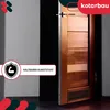 KOTARBAU® Lüftungsgitter 13,5x46 cm Abluftgitter Braun Produktbild-Vorschau 5
