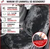WALSER Lammfell Autositzbezug Mona, 100% Lammfell Sitzbezug Produktbild-Vorschau 2