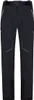 Schwarze Softshellhose "Excelsior Pant M" von La Sportiva; geeignet für Herren; mit Reißverschlusstaschen und reflektierenden Details. Produktbild-Vorschau