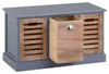 Sitzbank TRIENT im Vintage Look grau/natur Garderobenbank Produktbild-Vorschau 2