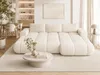 Ecksofa BUBBLE in Creme mit Schlaffunktion & Ottomane Produktbild-Vorschau 4