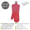 Topfhandschuhe Silikon Rot Produktbild-Vorschau 1