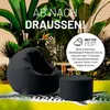 LUMALAND Pouf (50 L) - Intérieur & extérieur - Noir Voir les images du produit 6