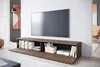 Szafka RTV 180 cm do salonu, matowa stojąca wisząca z Podgląd zdjęcia produktu 3