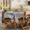 Set di 4 cuscini per sedia Relaxdays, 39,5x39,5 cm, cuscini Anteprima dell’immagine prodotto 5