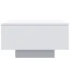 vidaXL Table basse blanche 55x55x31 cm Bois composite Voir les images du produit 10