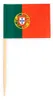 50 Portugal Flaggen Party Picker 8cm Produktbild-Vorschau 2