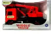 Gru per autocarro centrale rossa di 38 cm in scatola Anteprima dell’immagine prodotto 1