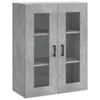 vidaXL Highboard gris béton 69,5x34x180 cm Bois composite Voir les images du produit 5