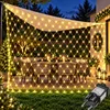 3X2m 200 LED Lichterkette Lichternetz Gelb Lichtervorhang 8 Produktbild-Vorschau 1