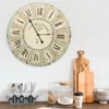 vidaXL Wanduhr Mehrfarbig 60 cm MDF Produktbild-Vorschau 2