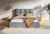 A bedroom scene with a bed, nightstands, and decor. Náhled obrázku produktu
