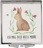 Mr. & Mrs. Panda Kleiner Spiegel Hase Sitzen - Weiß - Produktbild-Vorschau 1