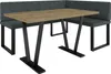Eckbank AKIKO METAL mit Tisch 168x128 rechts - Produktbild-Vorschau 1