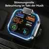 Bluetooth FM Transmitter Auto BT5.0 KFZ Adapter QC3.0 PD20W Produktbild-Vorschau 2