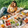 Geteilte Servierschale mit Griff, 8 Fächer Snack-Box Produktbild-Vorschau 10