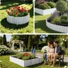 Alpsky bílý dřevěný plot 200 x 30 cm – Flexibilní zahradní Náhled obrázku produktu 9