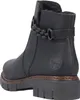 A black women's boot shown from the side and back. Produktbild-Vorschau