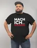 Herren T-Shirt Spüche lustig Arbeit Mach ich...aber nicht Produktbild-Vorschau 4