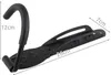 A black bicycle wall mount is shown against a white background. Náhľad obrázku produktu