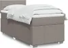 Boxspringbett mit Matratze Taupe 100x200 cm Stoff, Produktbild-Vorschau 1
