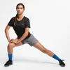 Nike W Nk Miler Top Ss Black/Reflective Silv M Náhled obrázku produktu 4