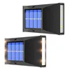 4x Solar Garten Lampe Wandlampe Solarlampe auf und ab Produktbild-Vorschau 2