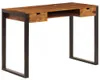 vidaXL Stôl 110 x 55 x 78 cm masívne drevo akácie a oceľ Náhľad obrázku produktu 2