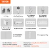VEVOR Système de rail pour rideaux de plafond coulissant Voir les images du produit 7