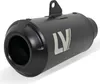 Silenziatore posteriore LeoVince LV-10 FULL BLACK Anteprima dell’immagine prodotto 4
