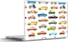 MuchoWow® Laptop Aufkleber Sticker Cover Muster - Auto - Produktbild-Vorschau 1