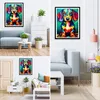 Diamond Painting: Kleurrijke Dackel, ronde steentjes, Productafbeelding-voorbeeld 2