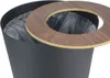 Yamazaki Home kosz na śmieci mały 28cm z drewnianą pokrywą Podgląd zdjęcia produktu 5