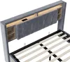 Letto imbottito Fortuna Lai 140x200 cm, LED, USB e Type-C, Anteprima dell’immagine prodotto 9