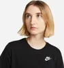 NIKE Sportswear Club Essentials T-Shirt Damen schwarz M Produktbild-Vorschau 6