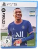 The front cover of a video game case for FIFA 22 on PlayStation 5. Produktbild-Vorschau
