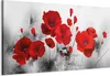 Italienischer Leinwand Leinwandbild - Grey Garden 120x40 cm Produktbild-Vorschau 1