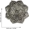 Räucherstäbchenhalter Blume Metall silber Produktbild-Vorschau 5