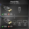 deleyCON 2m DisplayPort Kabel 1.4 8K@60Hz 4K@165Hz UHD WQHD Produktbild-Vorschau 3