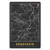 MuchoWow® Mauspad Mousepad Remscheid - Stadtplan - Gold - Produktbild-Vorschau 1