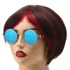 Sonnenbrille runde blaue Gläser Silber Retro Vintage Produktbild-Vorschau 5