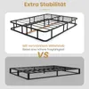 COSTWAY Metalowa rama łóżka, rama łóżka platformowego z Podgląd zdjęcia produktu 7
