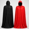 Premium Halloween Umhang XXL (180cm) wechsel Rot & Schwarz Produktbild-Vorschau 1