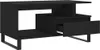 A black coffee table with an open drawer. Produktbild-Vorschau