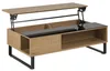 Table basse « Azalea » en noir, MDF, acier - 110 x 35 x 60 Voir les images du produit 7