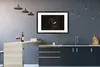 MuchoWow® Gerahmtes Poster Katze - Gold - Schwarz 90x60 cm Produktbild-Vorschau 5