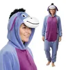 Pigiama Onesie Kigurumi Costume Travestimento Asino L : 165 Anteprima dell’immagine prodotto 1