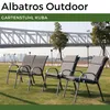 Albatros záhradné stoličky sada 4 Kuba s vankúšom na Náhľad obrázku produktu 2