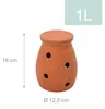 Relaxdays Wurmkomposter zum Eingraben, 1L, Wurmturm für Produktbild-Vorschau 4
